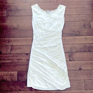 Bebe Bandage Bodycon White Dress XS